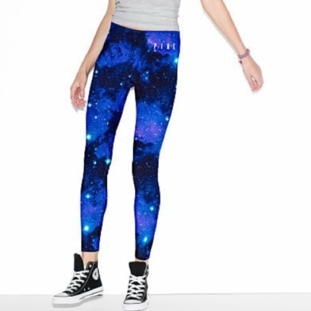PINK Victoria's Secret Galaxy Yoga Leggings XS